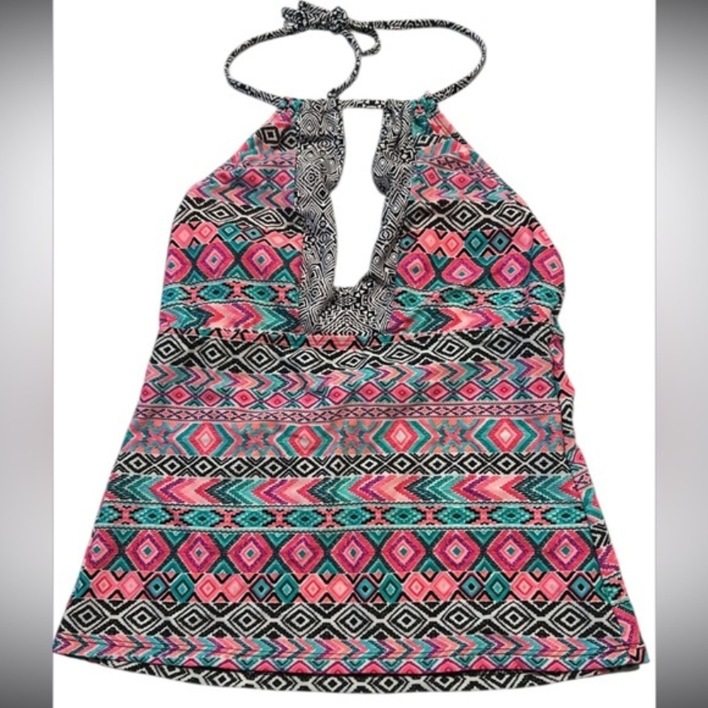Malibu Dream girl tankini swim bikini top size small NWT